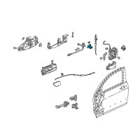OEM Honda Cylinder Set, Door Diagram - 72181-SDN-A01