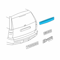 OEM 2012 GMC Yukon Applique Diagram - 23168611