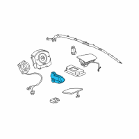 OEM 2007 Pontiac G5 Front Sensor Diagram - 15212951