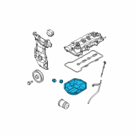 OEM 2009 Nissan Versa Pan Assy Oil Diagram - 11110-ED010