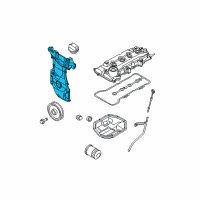 OEM 2009 Nissan Versa Cover Assy-Front Diagram - 13500-9U52A