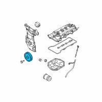 OEM 2011 Nissan Versa Pulley-Crankshaft Diagram - 12303-CJ40A