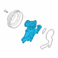 OEM Kia Telluride Pump Assembly-Coolant Diagram - 251003CAC0