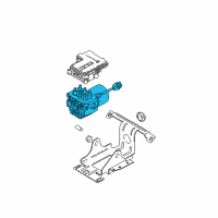 OEM 2001 Oldsmobile Bravada Brake Pressure Modulator Valve Assembly Diagram - 12478028