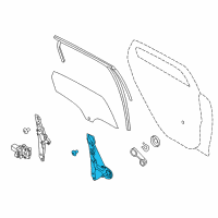 OEM 2018 Ford Focus Window Regulator Diagram - BM5Z-5827000-A
