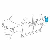 OEM 2018 Lexus LX570 Computer, Suspension Diagram - 89293-60083