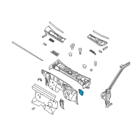 OEM 2004 Nissan Xterra Insulator-Dash Lower, Front Upper Diagram - 67910-3S500