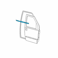 OEM Ford E-150 Econoline Club Wagon Belt Weatherstrip Diagram - 6C2Z-1521452-AA