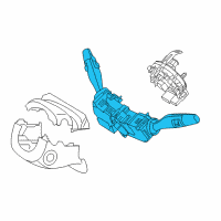 OEM 2017 Hyundai Sonata Switch Assembly-Multifunction Diagram - 93401-C2500