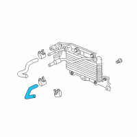 OEM Acura TL Hose B (ATF) Diagram - 25217-RDB-000