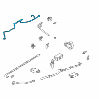 OEM 2005 Ford Explorer Tube Assembly Diagram - 4L2Z-9E498-CA