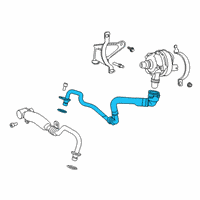 OEM Toyota GR Supra Inlet Hose Diagram - 16028-WAA01