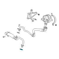 OEM Toyota GR Supra Inlet Hose O-Ring Diagram - 90118-WA809