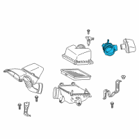 OEM 2018 Toyota Highlander Air Hose Diagram - 17881-0P260