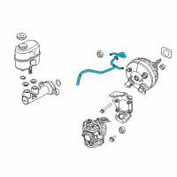 OEM Chrysler Hose-Vacuum Diagram - 52855819AC