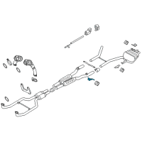 OEM 2012 BMW 650i xDrive Bracket, Rear Silencer Right Diagram - 18-20-7-622-232