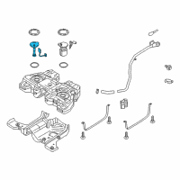 OEM 2018 Lincoln MKX Fuel Pump Diagram - F2GZ-9275-B