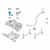 OEM 2017 Ford Edge Fuel Pump Diagram - F2GZ-9275-B