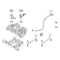 OEM Lincoln MKX Fuel Gauge Sending Unit Diagram - F2GZ-9A299-C