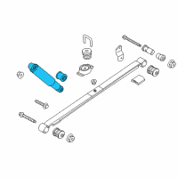 OEM Ford Transit Connect Shock Diagram - 9T1Z-18125-C