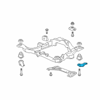 OEM Honda Ridgeline Stay B, L. Sub-Frame Mounting Diagram - 50238-S0X-A00