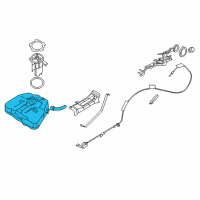 OEM Nissan Altima Fuel Tank Assembly Diagram - 17202-ZX00A