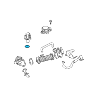 OEM 2007 Dodge Sprinter 2500 Egr Valve Gasket Diagram - 68001387AA