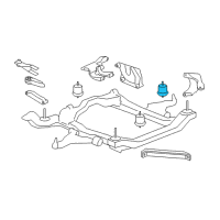 OEM GMC Acadia Limited Mount-Trans Diagram - 84006114