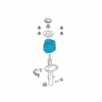 OEM Lincoln MKS Coil Spring Diagram - DA5Z-5310-D