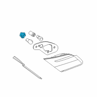 OEM 1992 BMW 325i Bulb Socket Diagram - 63-21-6-943-036