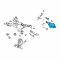 OEM 2012 Infiniti EX35 Rear Suspension Rear Lower Link Complete Diagram - 551B0-1BA0A