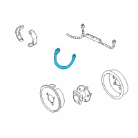 OEM 1995 Oldsmobile Achieva Hose Asm, Rear Brake Crossover Diagram - 19366662