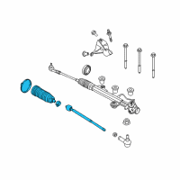 OEM 2016 Ford Transit-150 Inner Tie Rod Diagram - BK2Z-3280-A