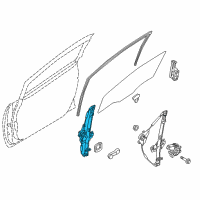 OEM 2017 Kia Rio Regulator Assembly-Front Door Diagram - 824011W000