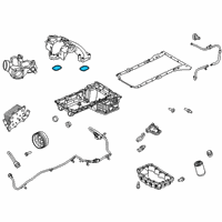 OEM Ford Manifold Gasket Diagram - LC3Z-9439-B