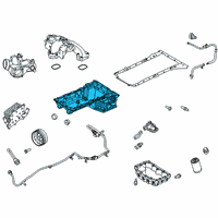 OEM 2020 Ford F-250 Super Duty Upper Oil Pan Diagram - LC3Z-6K040-B