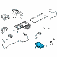 OEM 2020 Ford F-350 Super Duty Lower Oil Pan Diagram - BC3Z-6695-B