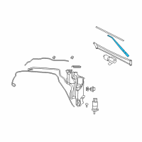 OEM 2014 Ram 3500 Arm WIPER-Front WIPER Diagram - 55277449AD