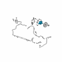 OEM Acura MDX Pump Sub-Assembly, Power Steering Diagram - 56110-RYE-A05