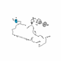 OEM Acura MDX Tank Complete , Power Steering Oil Diagram - 53701-STX-A03