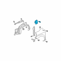 OEM Honda Muffler, Air In. Diagram - 74156-SAA-003