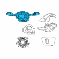 OEM 2019 BMW M850i xDrive SWITCH UNIT STEERING COLUMN Diagram - 61-31-5-A1D-1F3