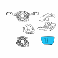 OEM 2017 BMW 540i xDrive Switch Adjuster Steering Column Diagram - 61-31-9-365-877