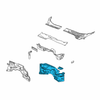 OEM 2011 Chevrolet Corvette Dash Panel Diagram - 22904971