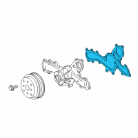 OEM 2019 Lexus LS500h Gasket, Water Pump Diagram - 16271-0P030