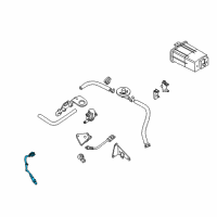 OEM Nissan Air Fuel Ratio Sensor Diagram - 22693-ZE00A