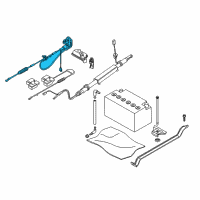 OEM 2012 BMW 335i Negative Battery Cable Diagram - 61-12-7-616-200