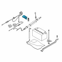 OEM BMW 645Ci B+ Terminal Point, Engine Compartment Diagram - 61-14-6-923-945