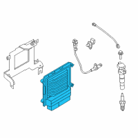 OEM 2017 Kia Sorento Engine Ecm Control Module Diagram - 391002GGH1