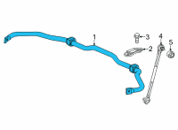 OEM Honda Civic STABILIZER, FR Diagram - 51300-T43-J01